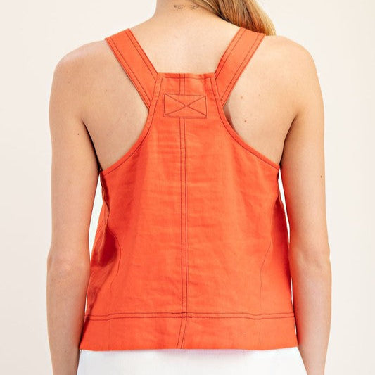 Tomato Overall Top