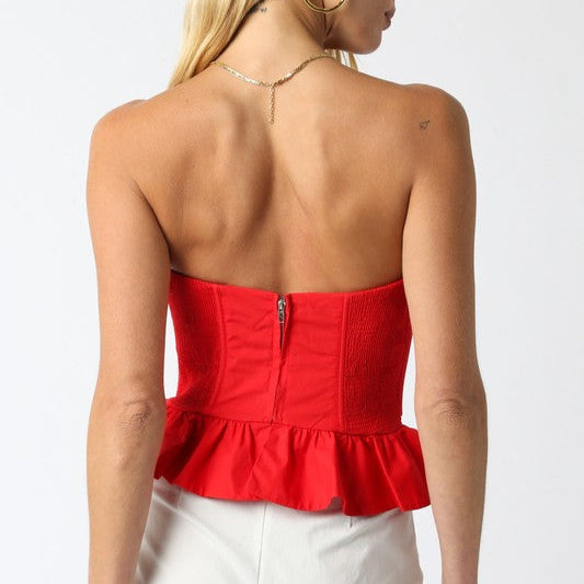 Ruffled Heat Top