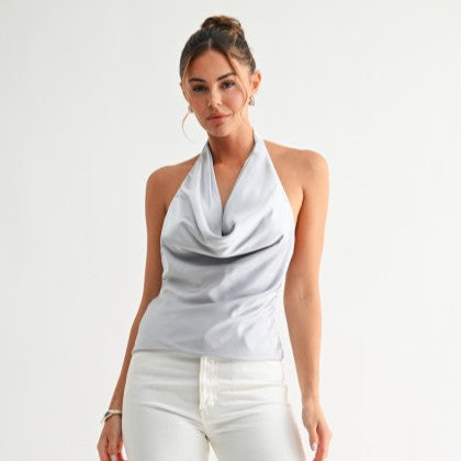 Gray Whisper Halter