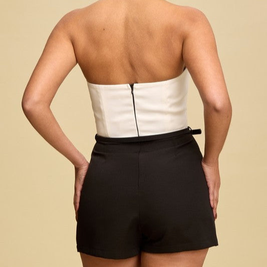 Split Frame Romper