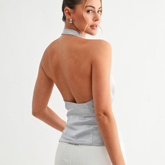 Gray Whisper Halter