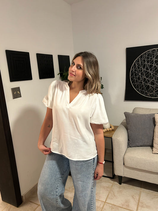 Soft Bubble Blouse