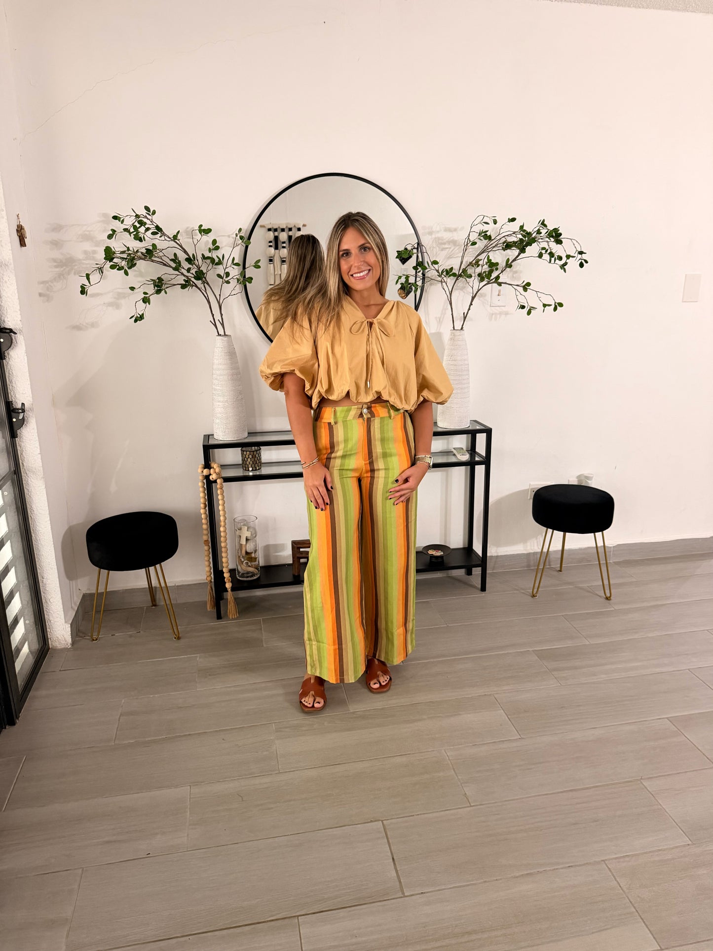 Puffy Sleeve Blouse