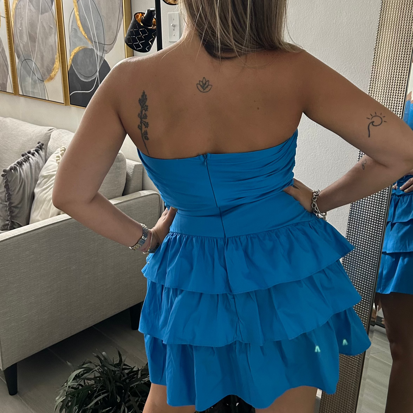 Azure Dream Mini Dress