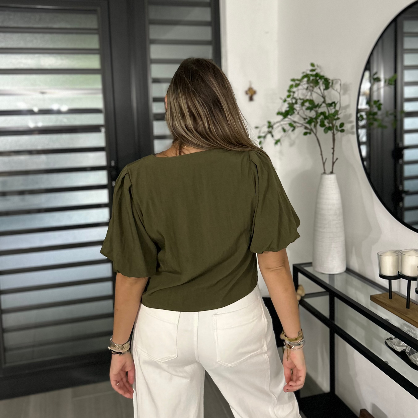 Olive Charm Blouse