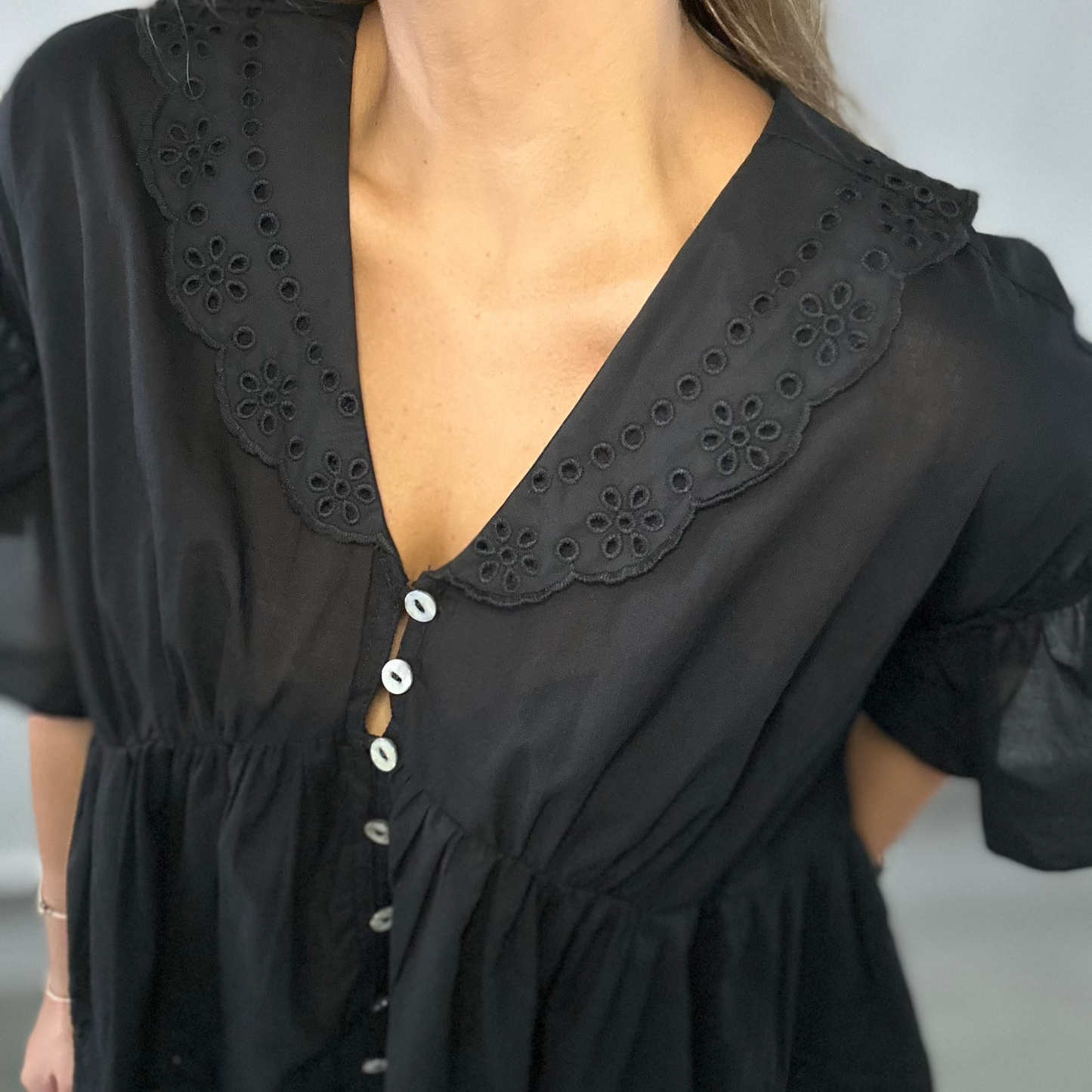 Breezy Collared Blouse