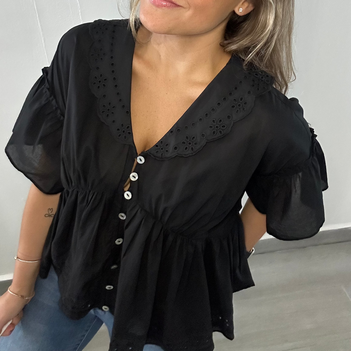 Breezy Collared Blouse