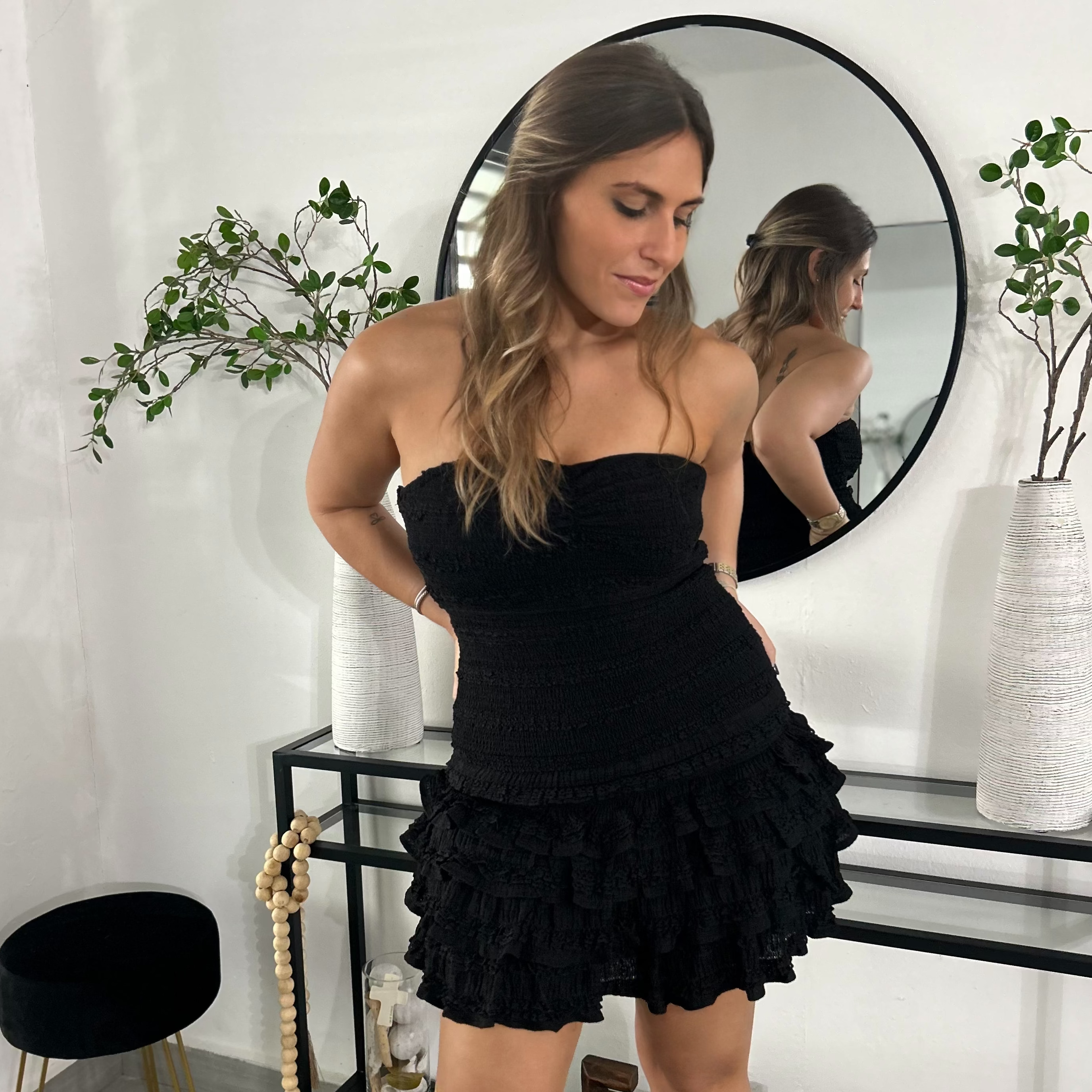 Little Black Romper-Dress – Maia Boutique PR