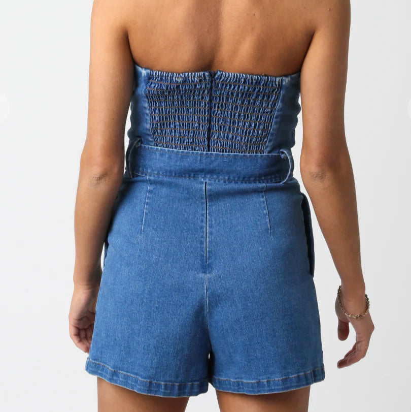 Denim Hour Romper