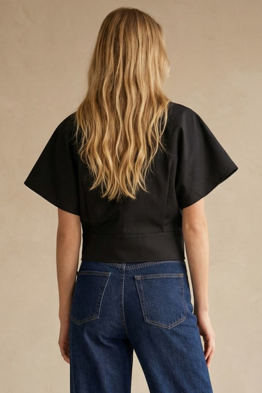 Classy Black Blouse