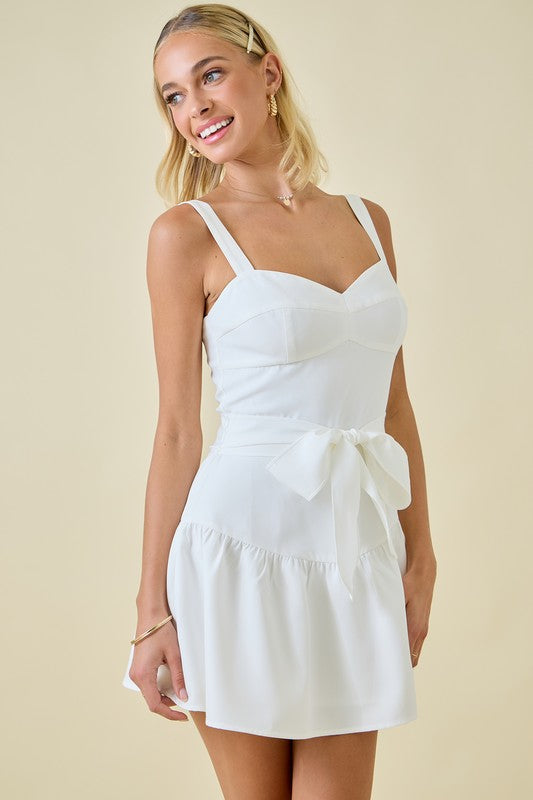 Ivory Ruffle Mini