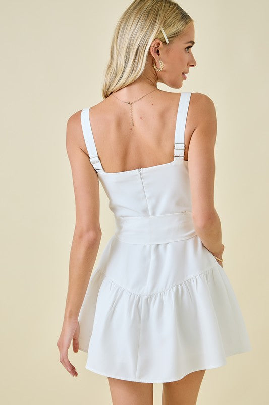 Ivory Ruffle Mini