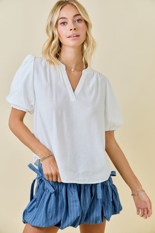 Soft Bubble Blouse