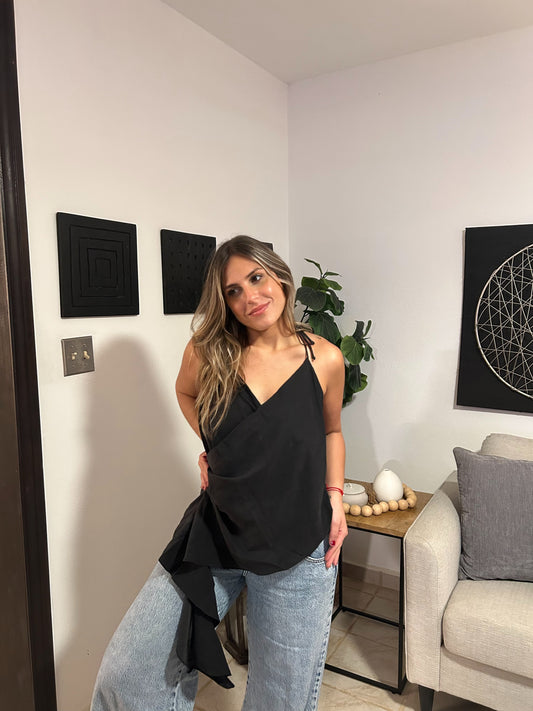 Wrapped Halter Top