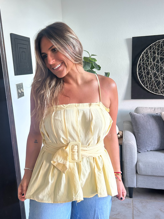 Sunlight Pleated Top