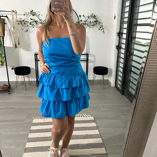 Azure Dream Mini Dress