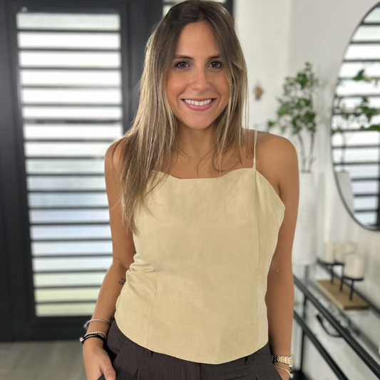 Tailored Tan Cami