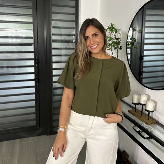 Olive Charm Blouse