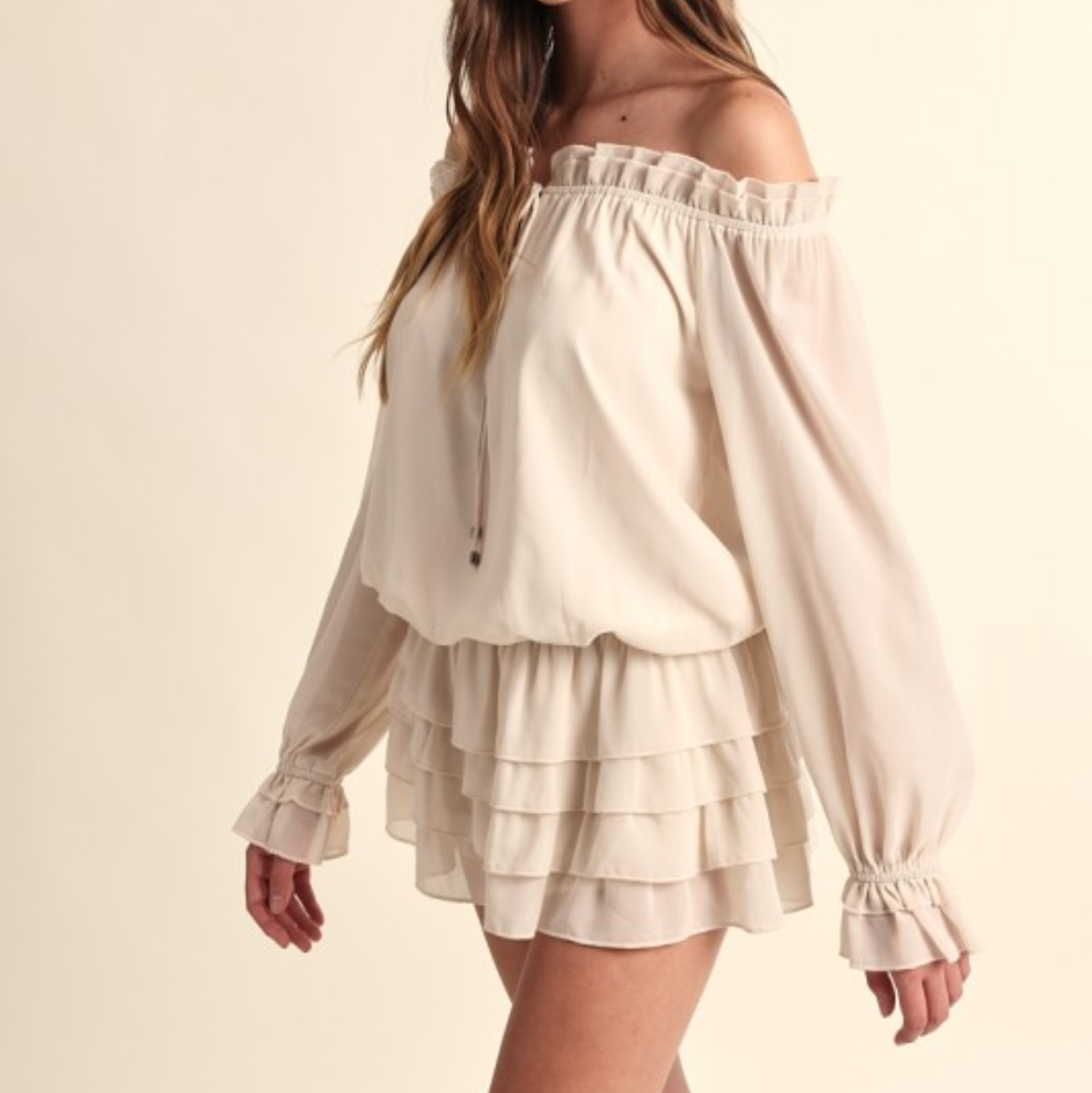 Soft Whisper Romper Dress