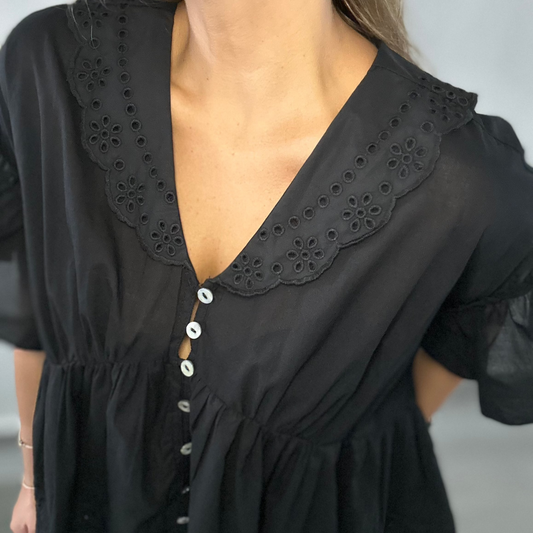 Breezy Collared Blouse