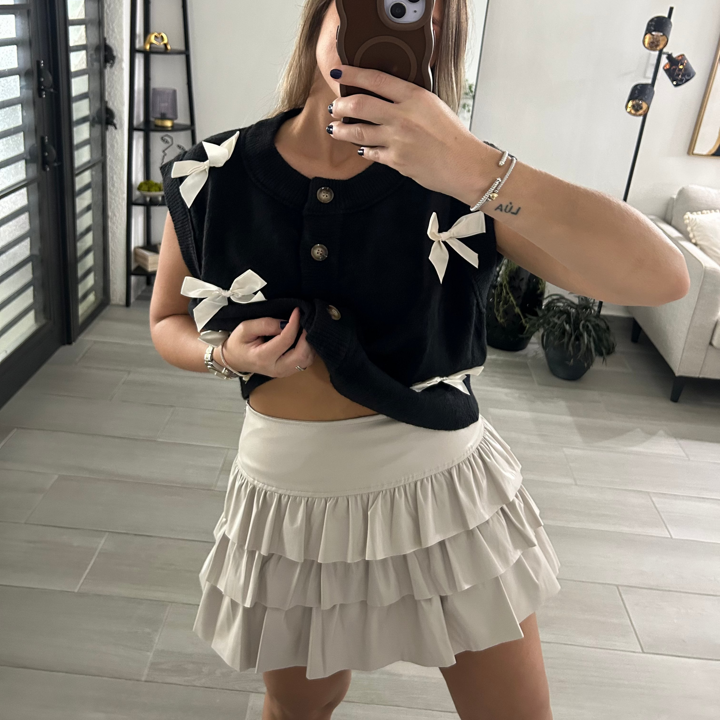Luxe Ruffled Skort