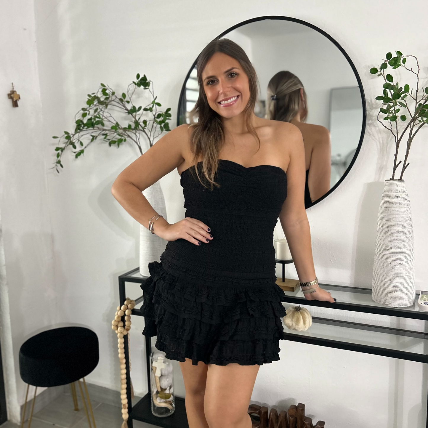 Little Black Romper-Dress