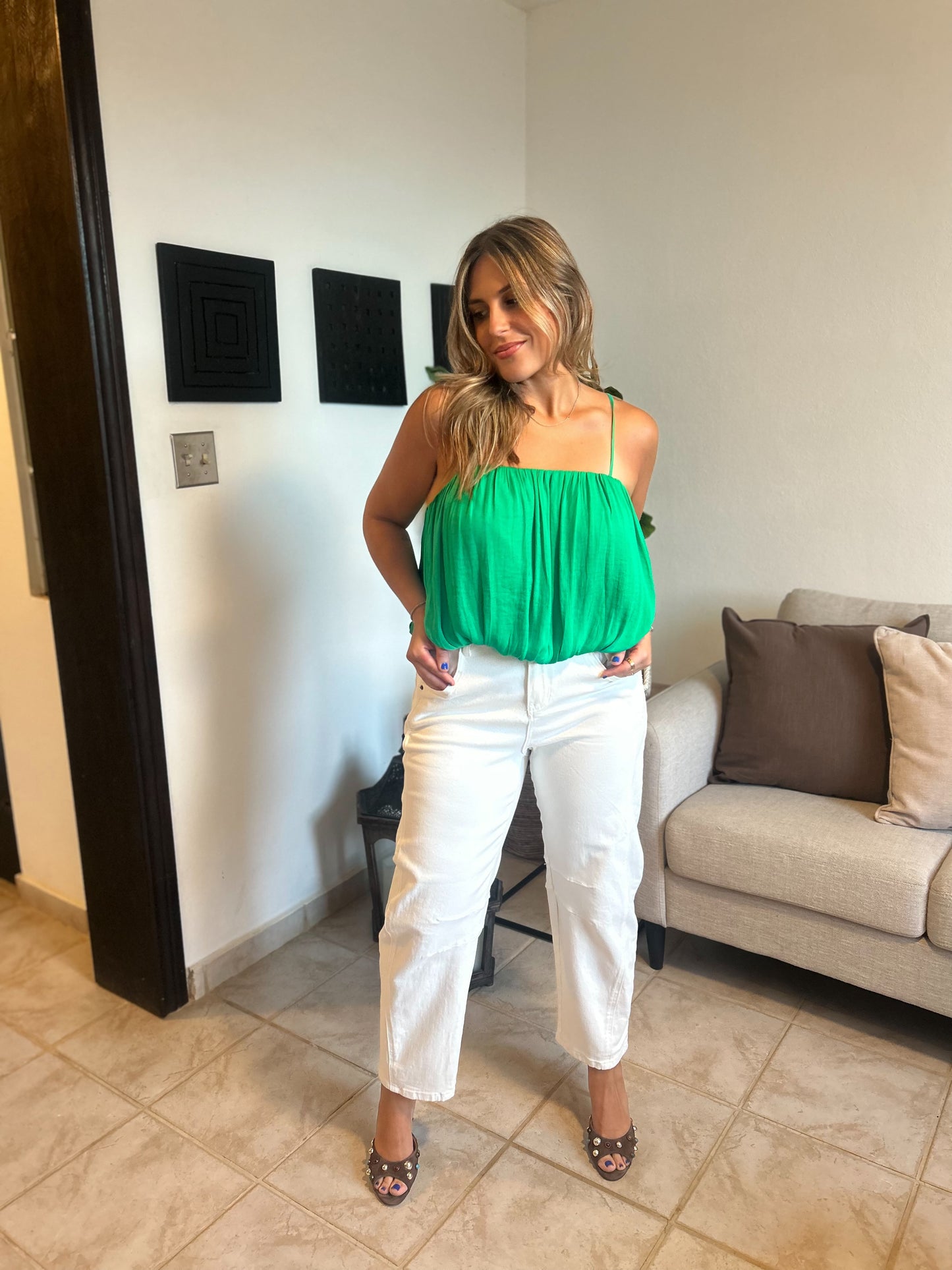 Green Bubble Top