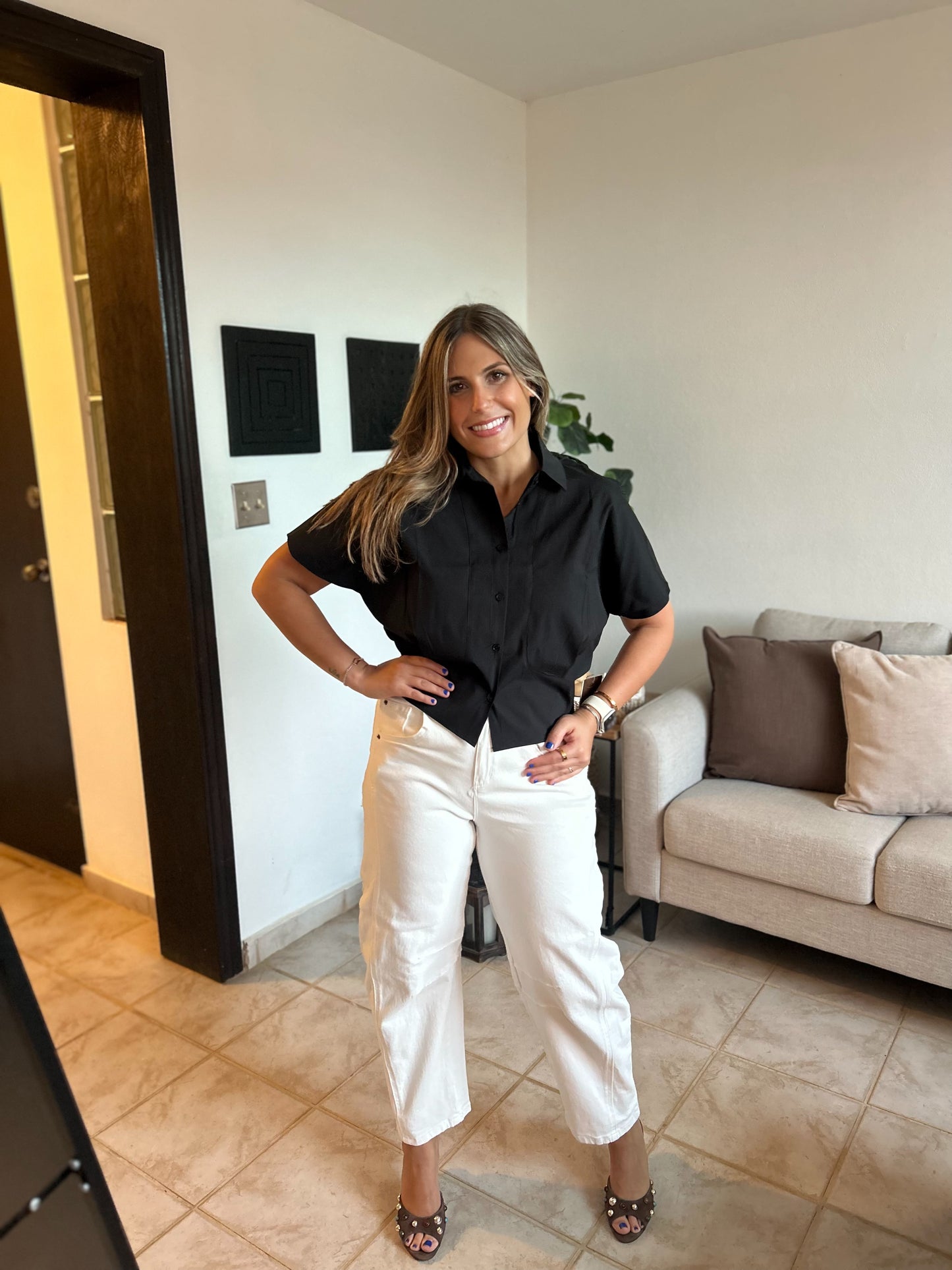 Classy Black Blouse