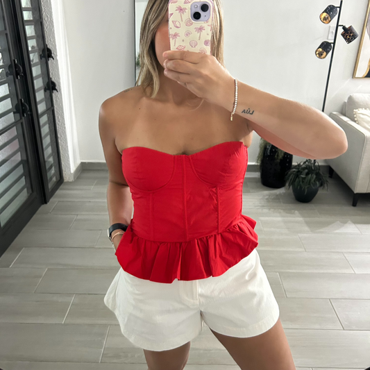 Ruffled Heat Top