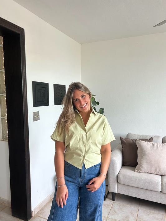 Classy Sage Blouse