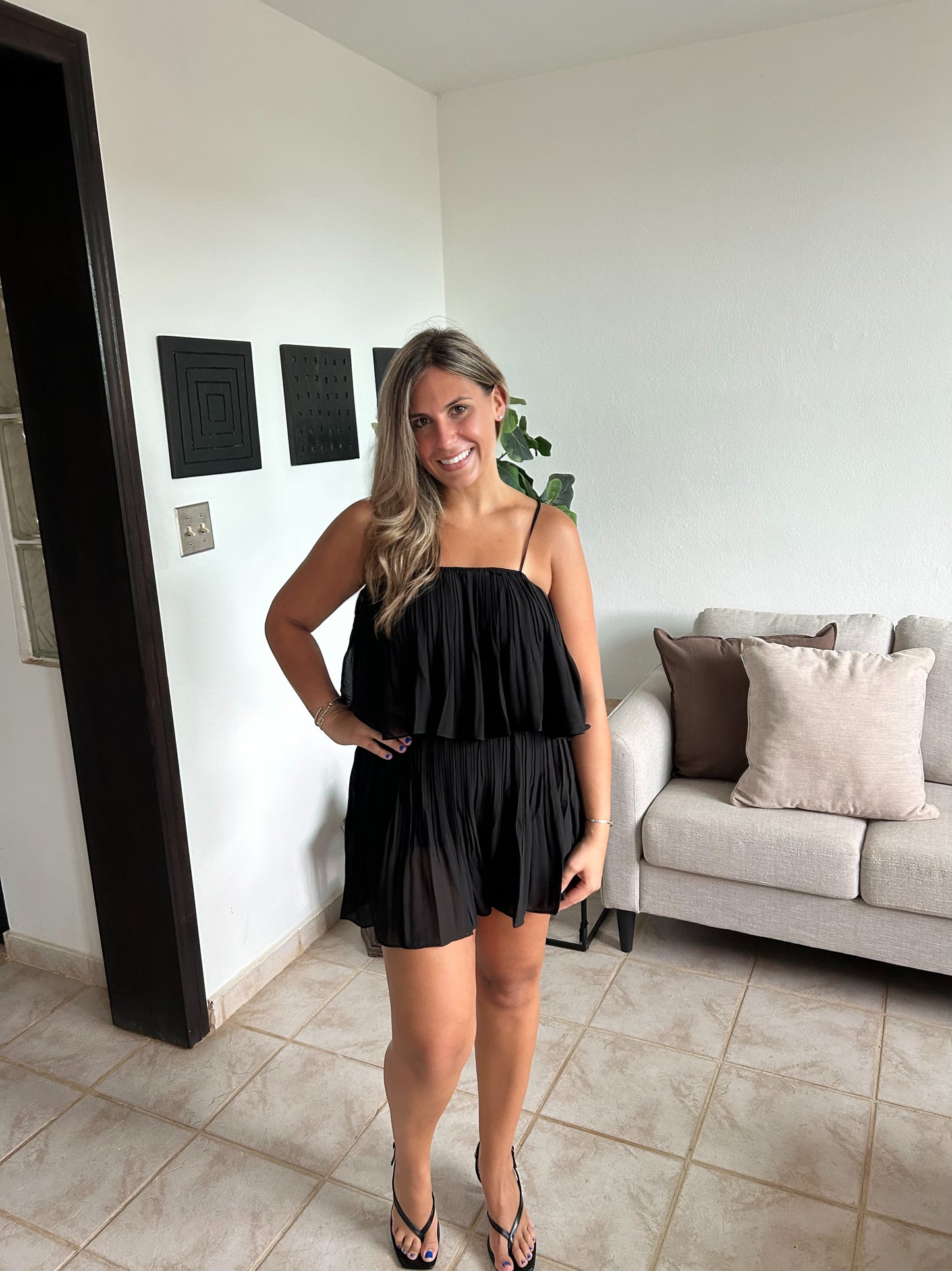 Restocked Pleated Romper