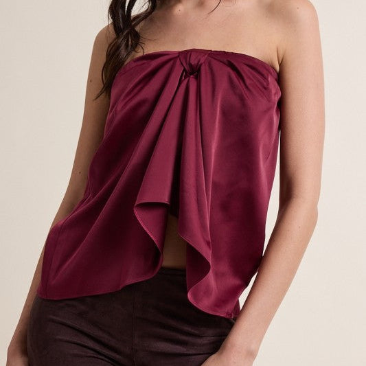 Plum Twist Top