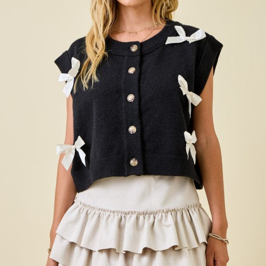 Chic Ribbon Vest