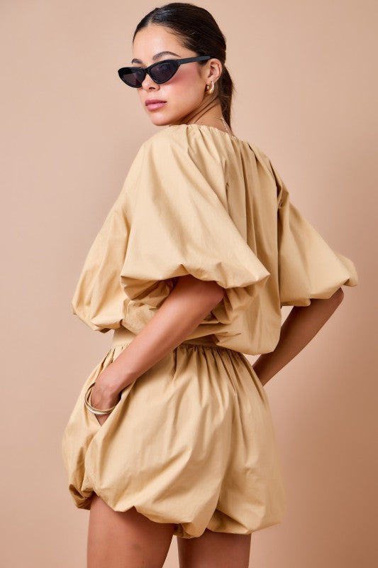 Puffy Sleeve Blouse