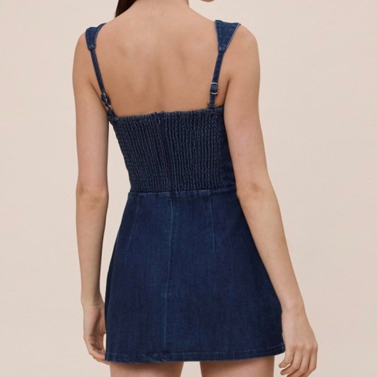 Classic Denim Romper Mini